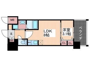 S-RESIDENCE国泰寺Iの物件間取画像